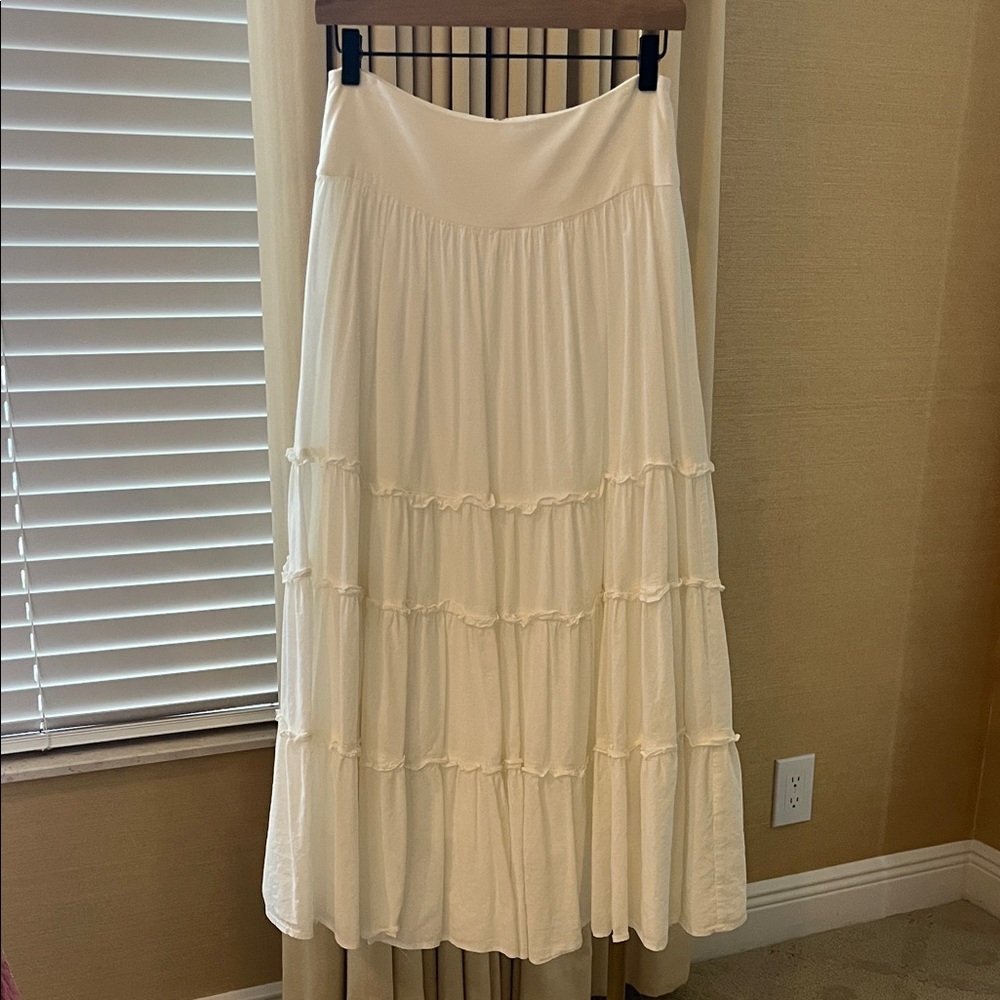 Reformation Tiered Maxi Skirt